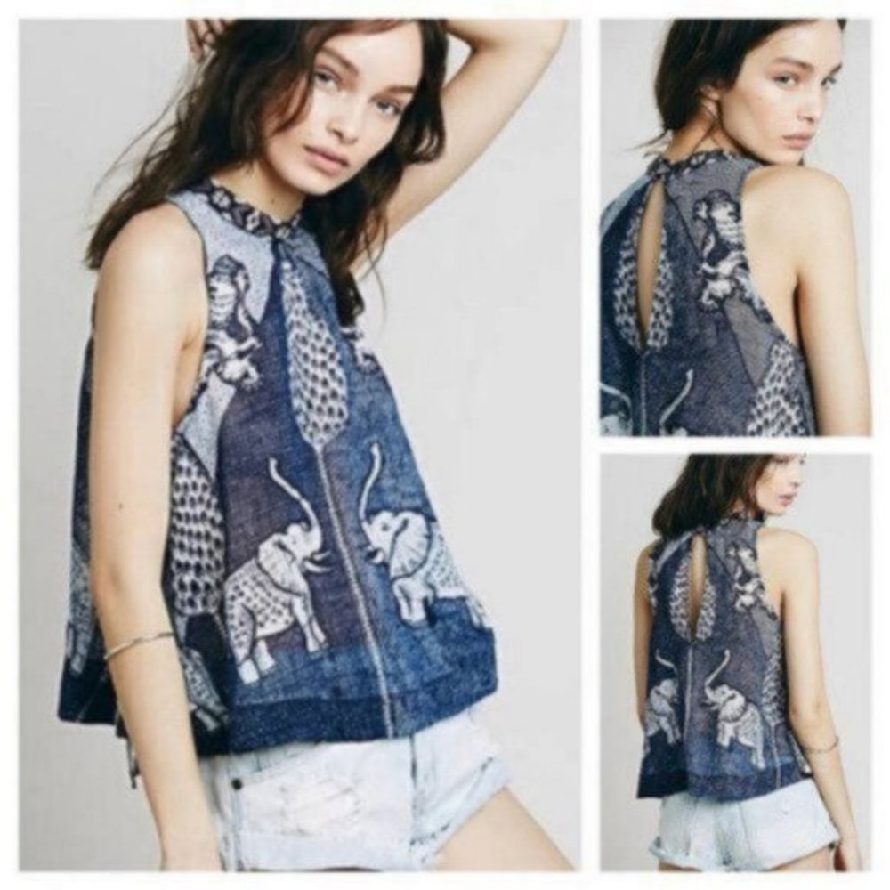 Free People Double Dutch Elephant Tank